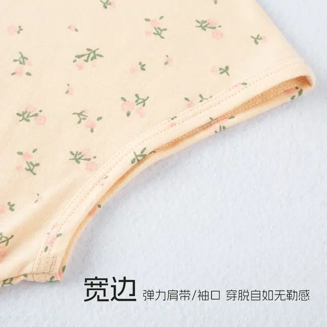 俏佳人 妈妈装纯棉碎花中老年宽松大码短袖打底衣 女款