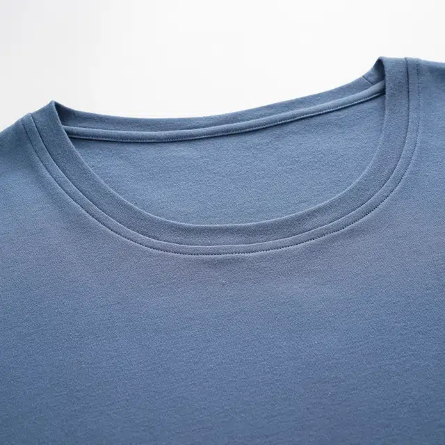 俏佳人 纯棉简约纯色圆领套头格子可外穿家居服舒适亲肤透气长袖长裤睡衣套装 男款