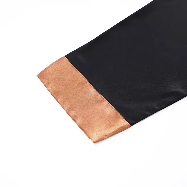 俏佳人 丝滑冰丝高级感翻领开衫简约纯色休闲亲肤舒适透气长袖长裤家居服睡衣套装 男款