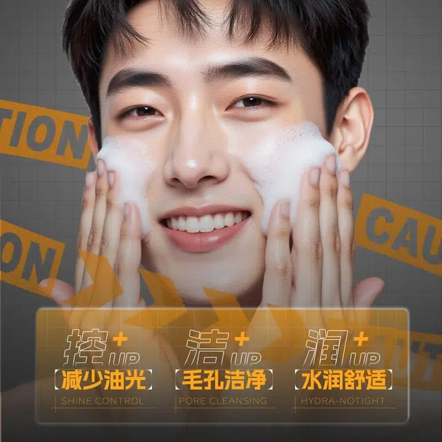 欧丝韵 基酸洁面慕斯洗面奶 去黑头祛痘 干皮敏感肌油性肤质 清洁泡沫控油保湿温和学生男女通用