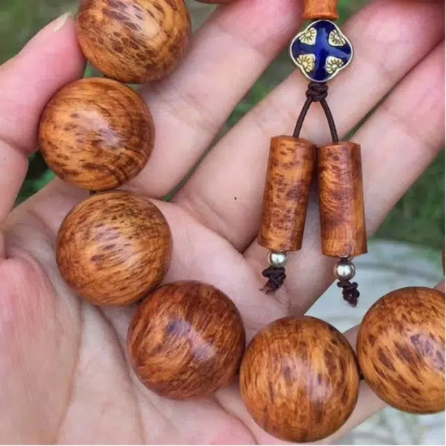 【顺丰包邮】 吉千年 新中式复古潮流风 好运  招财进宝陈化老料高油高密爆满留疤雀眼太行 崖柏 手串 男女同款情侣款