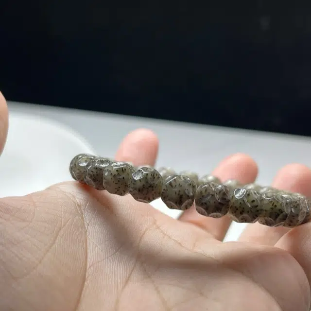 吉千年 【孤品+顶尖高货】新中式复古潮流风 好运 平安顺遂 招财进宝 全玉化无相 同枝果 星月菩提 珠串 男女同款情侣款