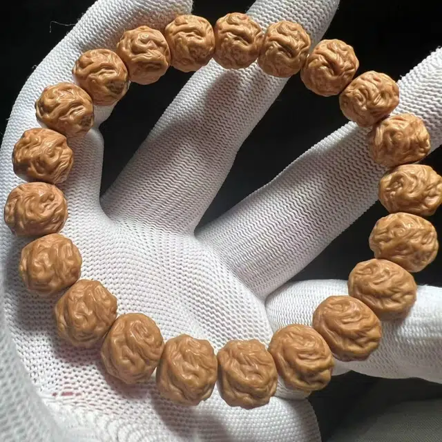 吉千年 【南普陀已祝】新中式复古潮流 招财进宝 好运 转运 龙蛇之变 猴头核桃 珠串 男女同款情侣款