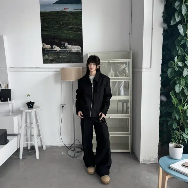 一碗士多 美式高街复古小众设计感休闲百搭拉链落肩袖无性别通勤潮流外套夹克 男女同款