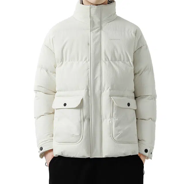 太子龍 立领保暖时尚工装情侣休闲棉服 男女同款