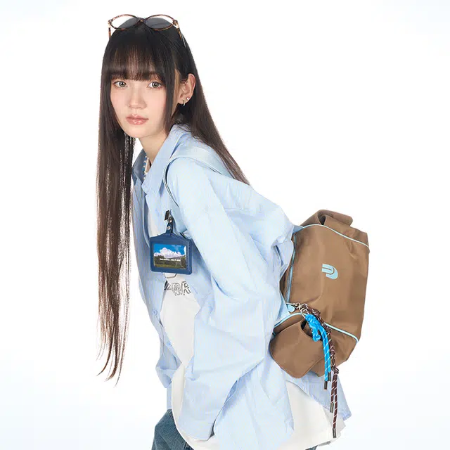 艺溯 不严肃放轻松海盐花生酱吐司包质感潮流休闲百搭 尼龙 单肩包斜挎包 中号 女款 多色