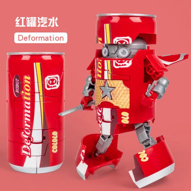 咕轹 易拉罐变形机器人 成品模型