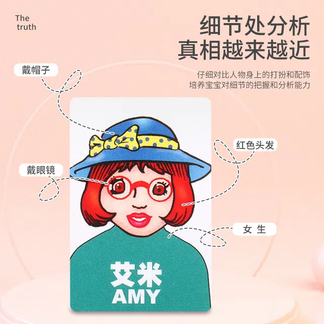 咕轹 猜猜我是谁 亲子互动游戏 记忆力逻辑卡牌 桌游