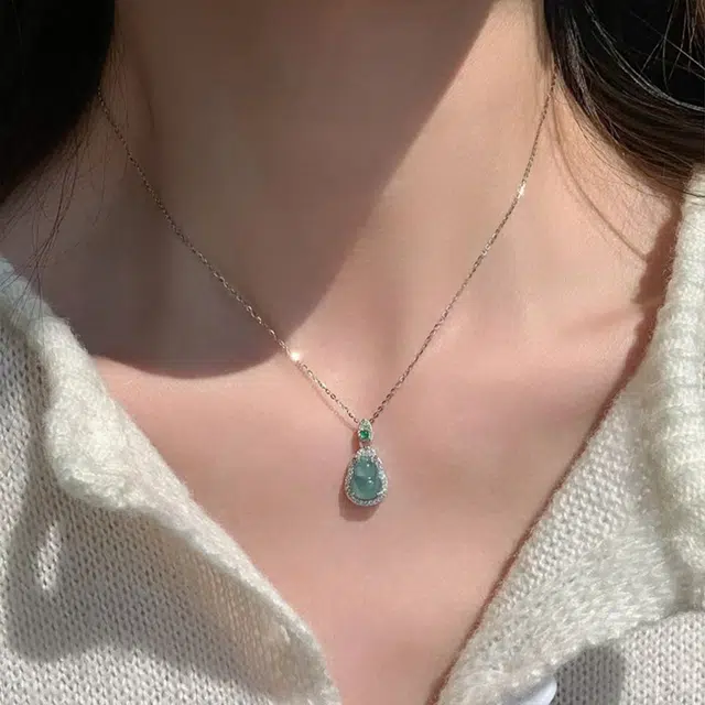 【S925纯银 高品质】 七七银饰 福禄葫芦生财 转运葫芦新中式福禄双全 福气满满本命年转运 国潮古风小葫芦 小众轻奢百搭 玉髓 项链 女款