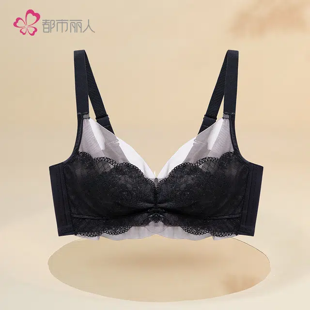 都市丽人 薄款无痕舒适透气聚拢文胸 女款