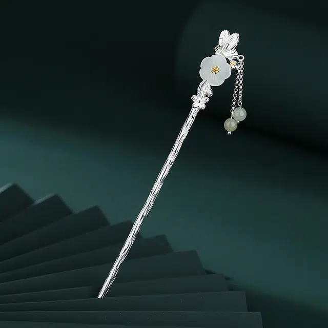 妖娆猫 古风新中式蝶恋花高级感流苏 发簪 女款