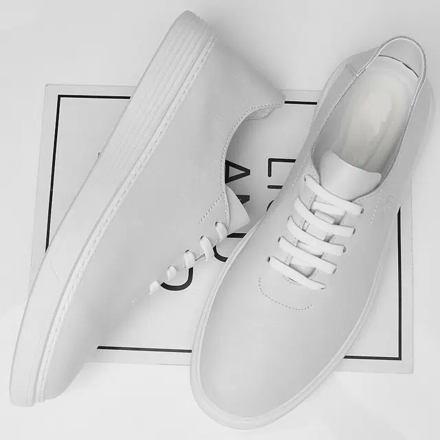 公牛雷霆 牛皮 舒适百搭简约 防滑透气 低帮 板鞋 男款