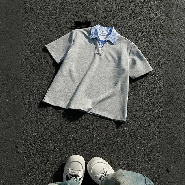 NEVER RULE vintagecleanfitPOLO