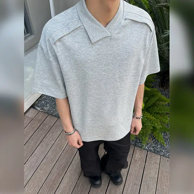 NEVER RULE insvintagecleanfitPolo