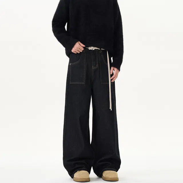 NEVER RULE vintagecleanfitbaggy