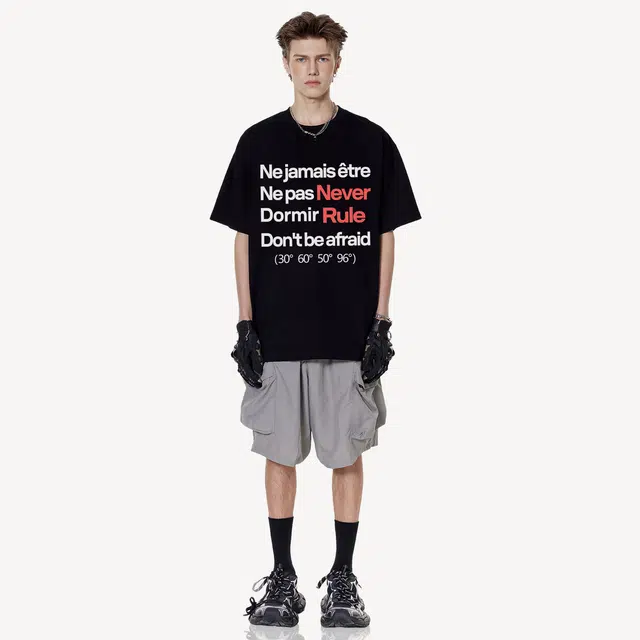 NEVER RULE cleanfitvintageT