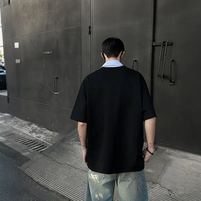 NEVER RULE vintagecleanfitPOLO
