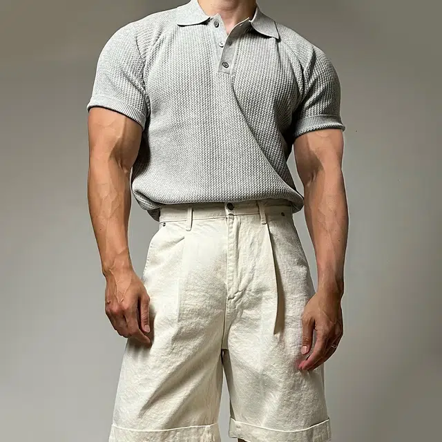 NEVER RULE vintagecleanfitPolo