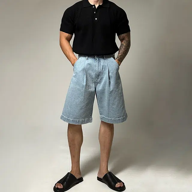 NEVER RULE vintagecleanfitPolo