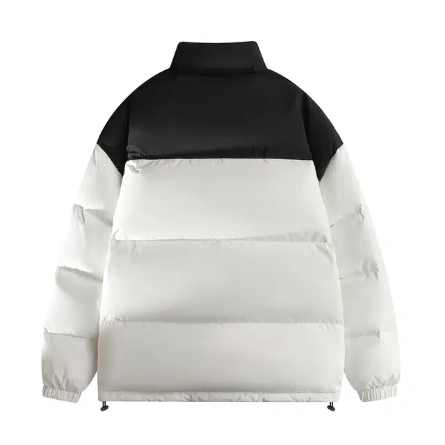 WHELVE Retro Colorblock Puffer Jacket