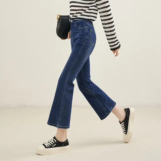 娅丽达 时尚简约百搭牛仔裤 女款