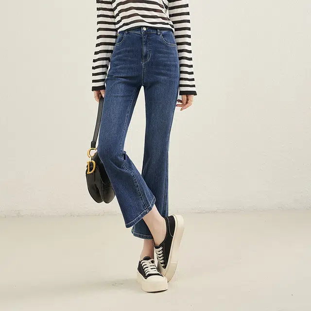 娅丽达 时尚简约百搭牛仔裤 女款