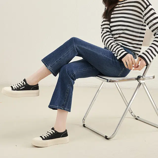 娅丽达 时尚简约百搭牛仔裤 女款