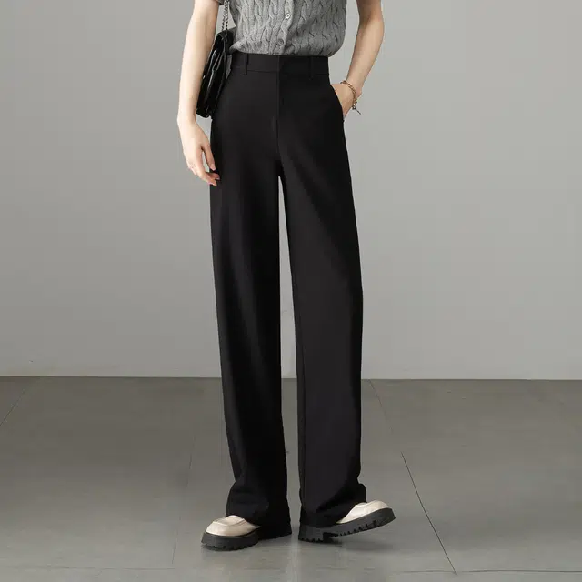 娅丽达 舒适简约百搭直筒休闲裤 女款