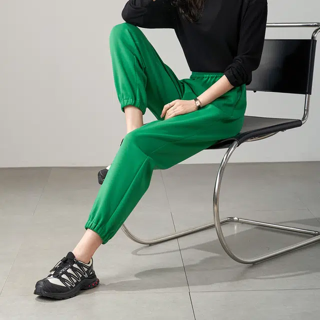 娅丽达 哈伦纯色宽松简约休闲裤 女款