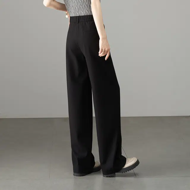 娅丽达 舒适简约百搭直筒休闲裤 女款