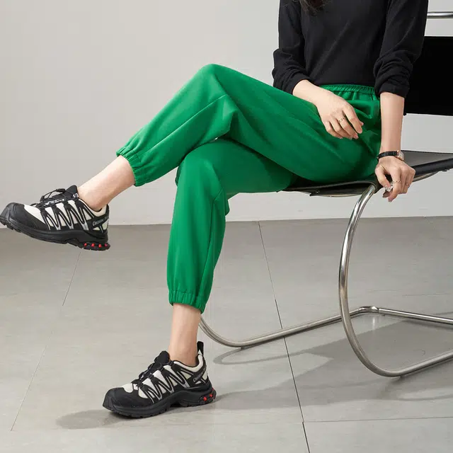 娅丽达 哈伦纯色宽松简约休闲裤 女款