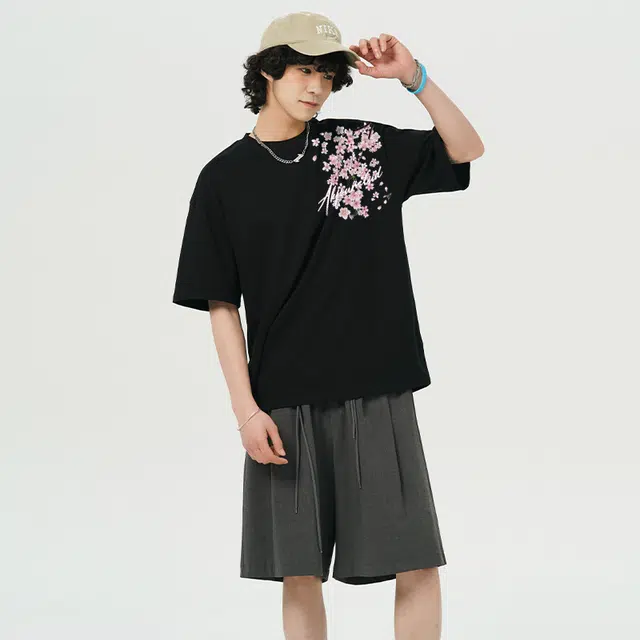 K411 Vintage Floral Logo Tee