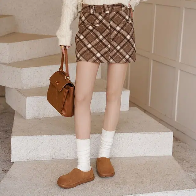 牛反绒 保暖减震增高包裹性 加绒舒适时尚百搭一脚蹬 及踝 雪地靴 女款