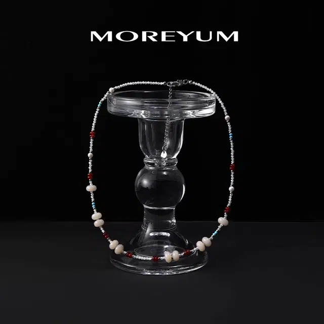 慕阳 仲夏可调节锁骨链 小众轻奢简约高级感极简风设计 精致百搭个性时尚 优雅气质复古清冷氛围感 精美礼盒 好运 玻璃 项链 女款