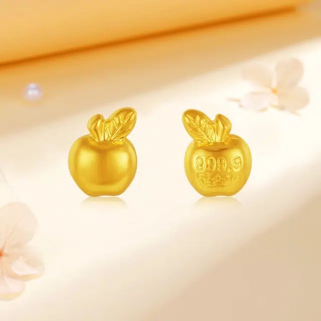 金嘉福 财富储蓄小金库创意个性设计高级感平安夜氛围感#好运 足金 按克计价 摆件 男女同款情侣款