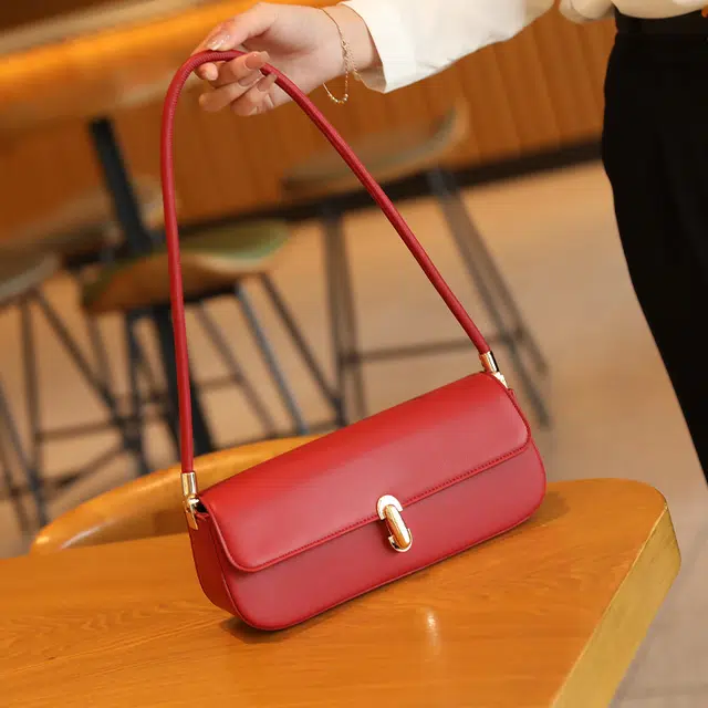 恒源祥 小众设计高级质感通勤 超纤合成革 单肩包 女款 多色