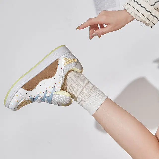 八哥 小众可爱风 百搭时尚 潮流 防滑耐磨透气 低帮 板鞋 女款