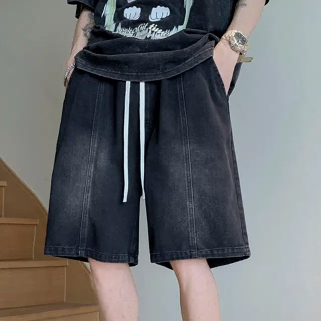 费尔岛上的猫 多风格宽松舒适百搭扎染翻领休闲短袖衬衫 男款