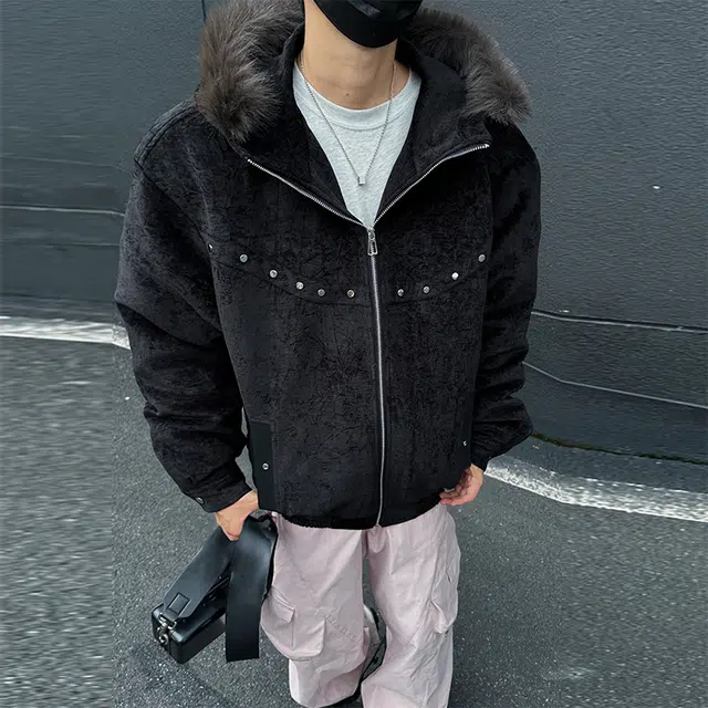 PAEFA Cleanfit Chenille Puffer Jacket