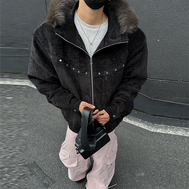 PAEFA Cleanfit Chenille Puffer Jacket