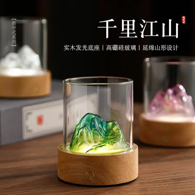 萌吉码 创意炫酷千里江山夜灯 发光玩具