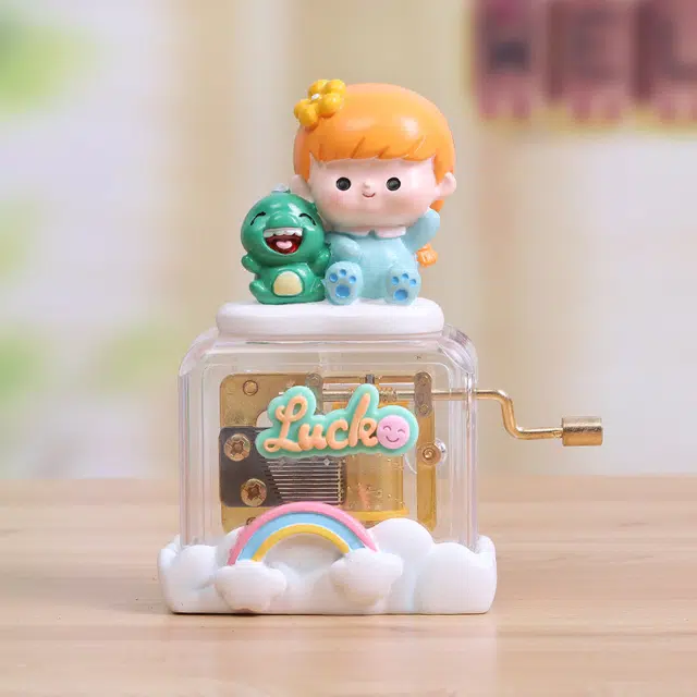 萌吉码 可爱少女装饰音乐生日八音盒 其他静态模型