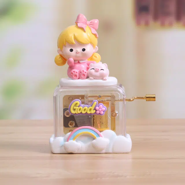萌吉码 可爱少女装饰音乐生日八音盒 其他静态模型