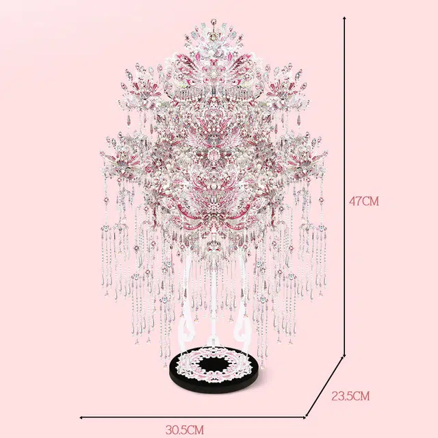 萌吉码 鎏银凤冠 其他拼装模型