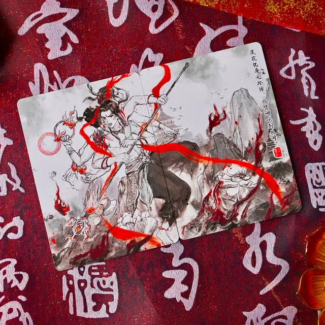 汇奇花切 哪吒 扑克