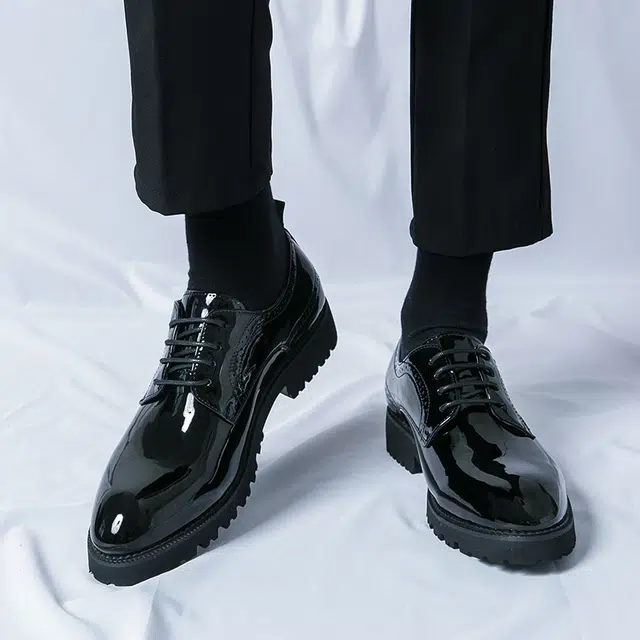 健牌 时尚潮流 休闲百搭 正装皮鞋 男款