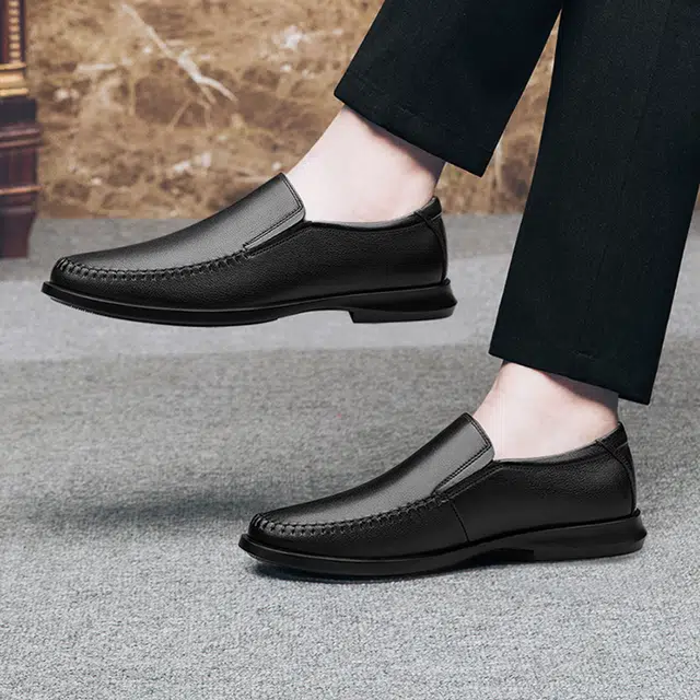 健牌 其他 休闲时尚 正装皮鞋 男款 黑色