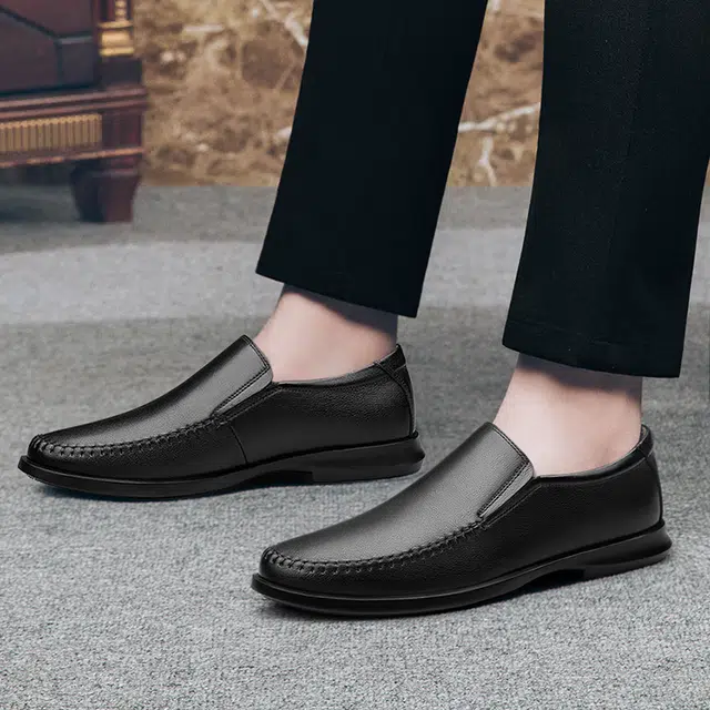 健牌 其他 休闲时尚 正装皮鞋 男款 黑色