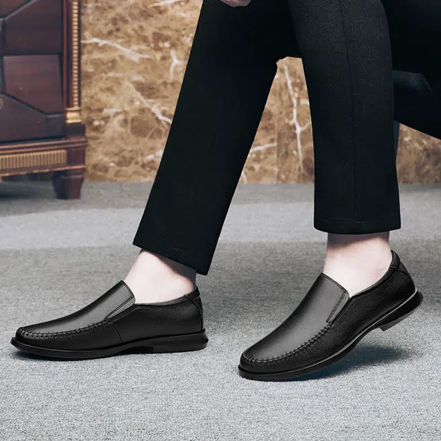 健牌 其他 休闲时尚 正装皮鞋 男款 黑色