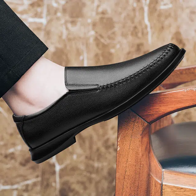 健牌 其他 休闲时尚 正装皮鞋 男款 黑色